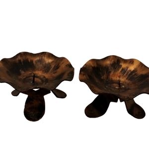 Hand Crafted Distress Candle Holders